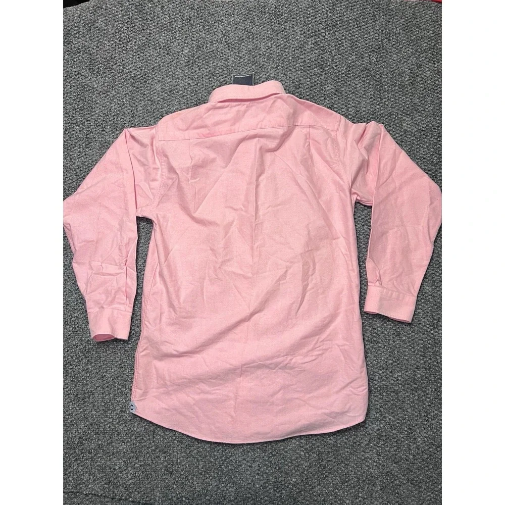 Cremieux Classics Men's Pink Cotton Button-Up‎ Shirt Long Sleeve Size S